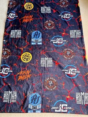 2018 Officially Licensed WWE Size TWIN Flatbed Bed Sheet by Franco